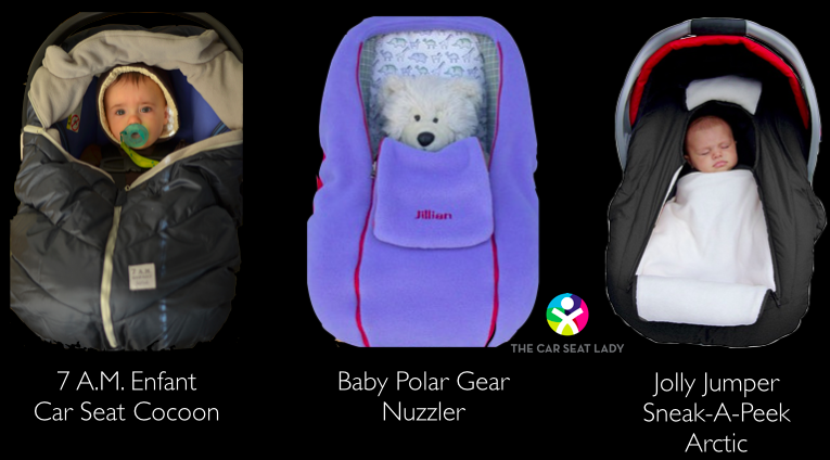 Image result for car seat with winter coat