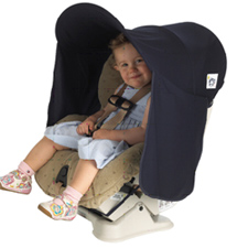 The Car Seat Laeping Your Child Cool In When It Is Hot Outside Lady - Infant Car Seat Sun Visor