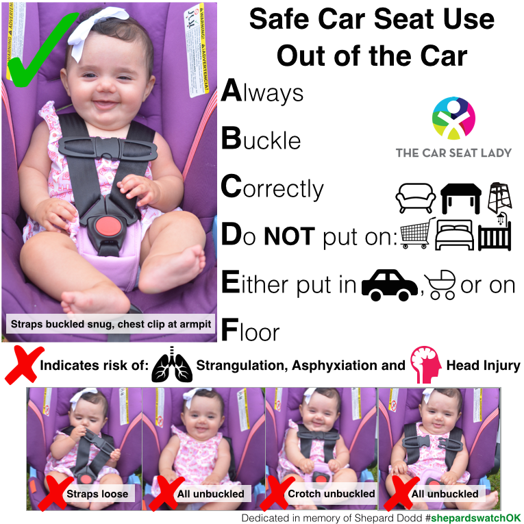 The Car Seat Ladybuckle Baby Even Out Of Lady - How To Strap Car Seat In Without Base