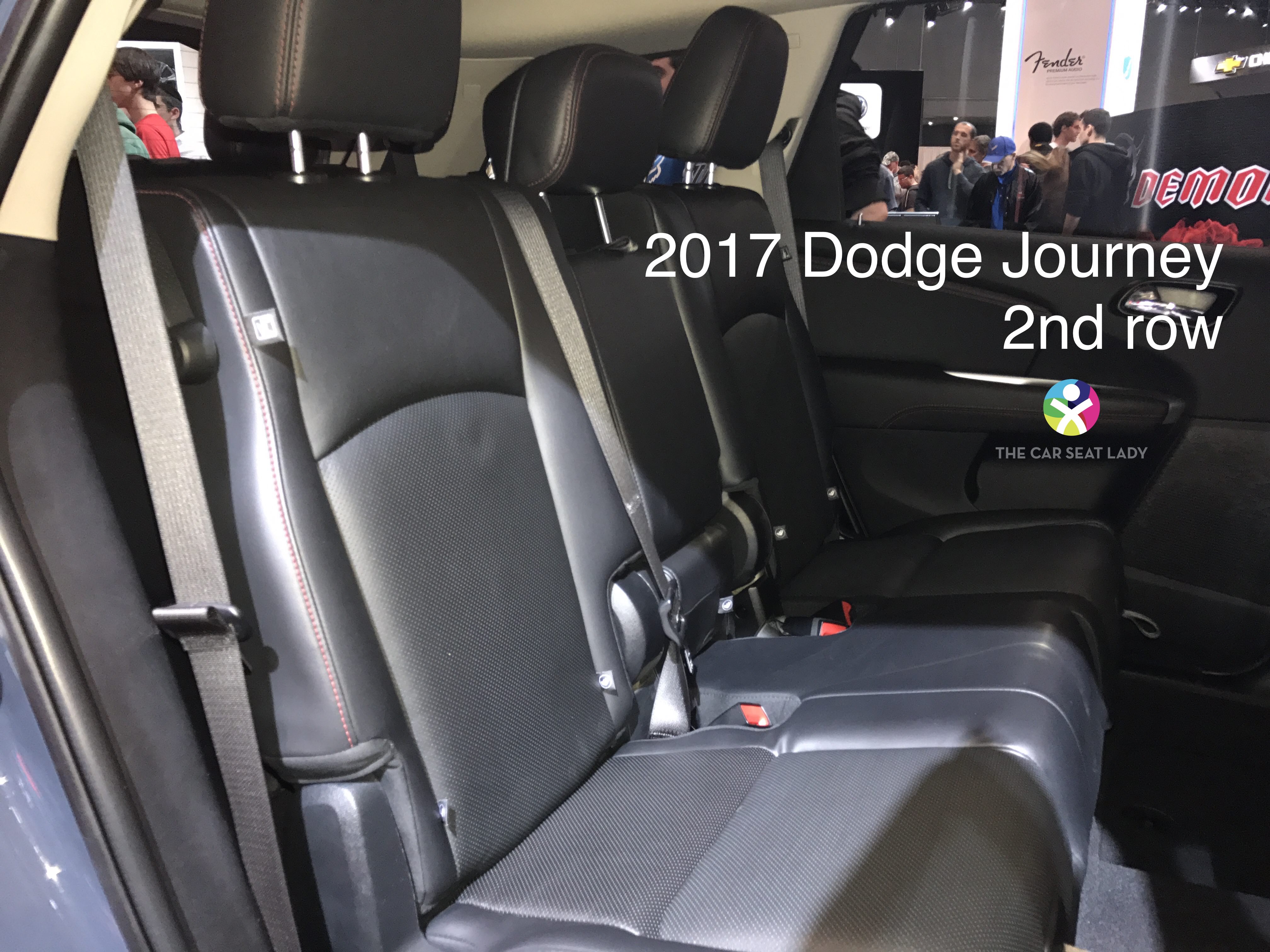dodge journey car seat lady