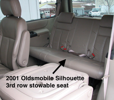 minivans with stowable seats