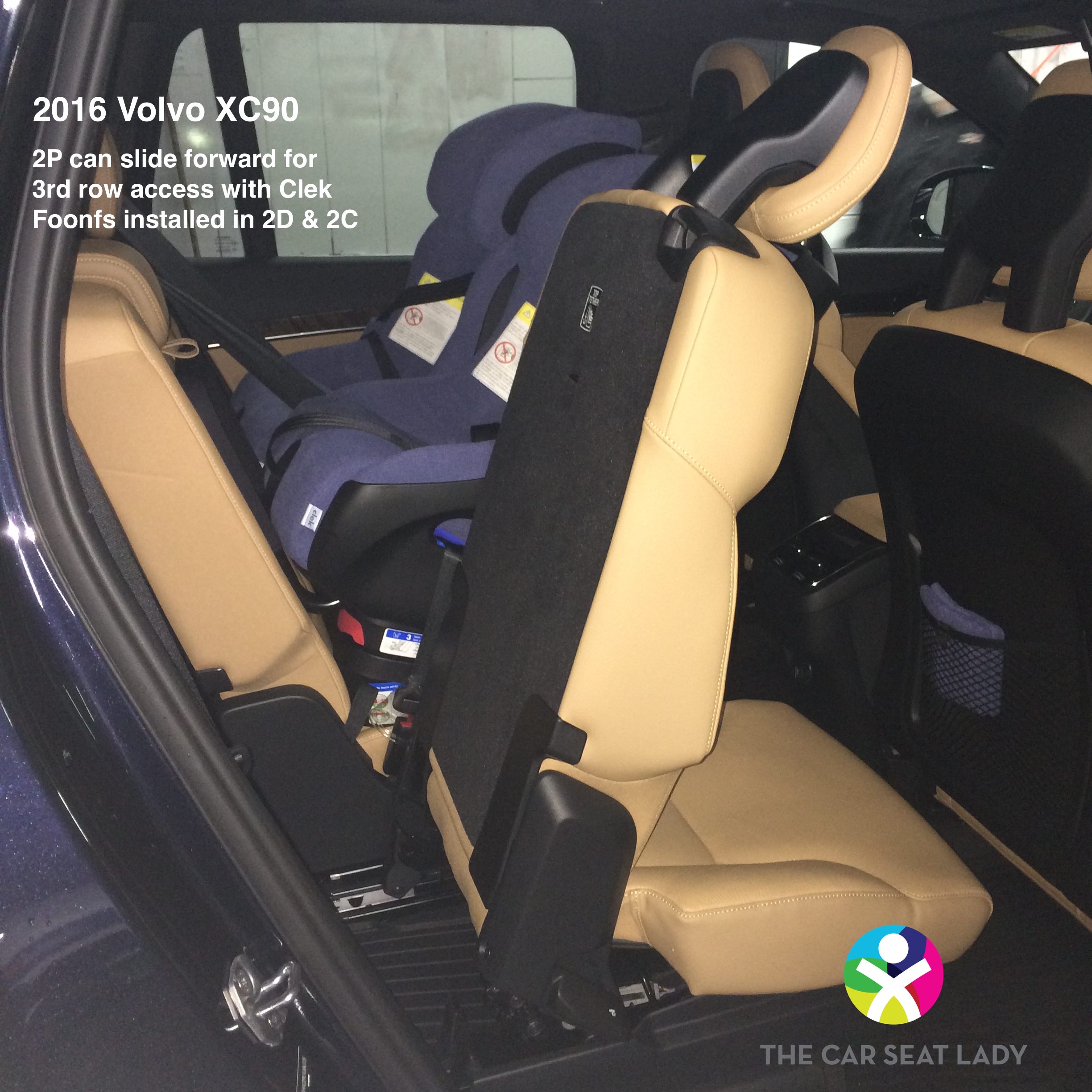 Volvo xc90 hotsell 3 car seats