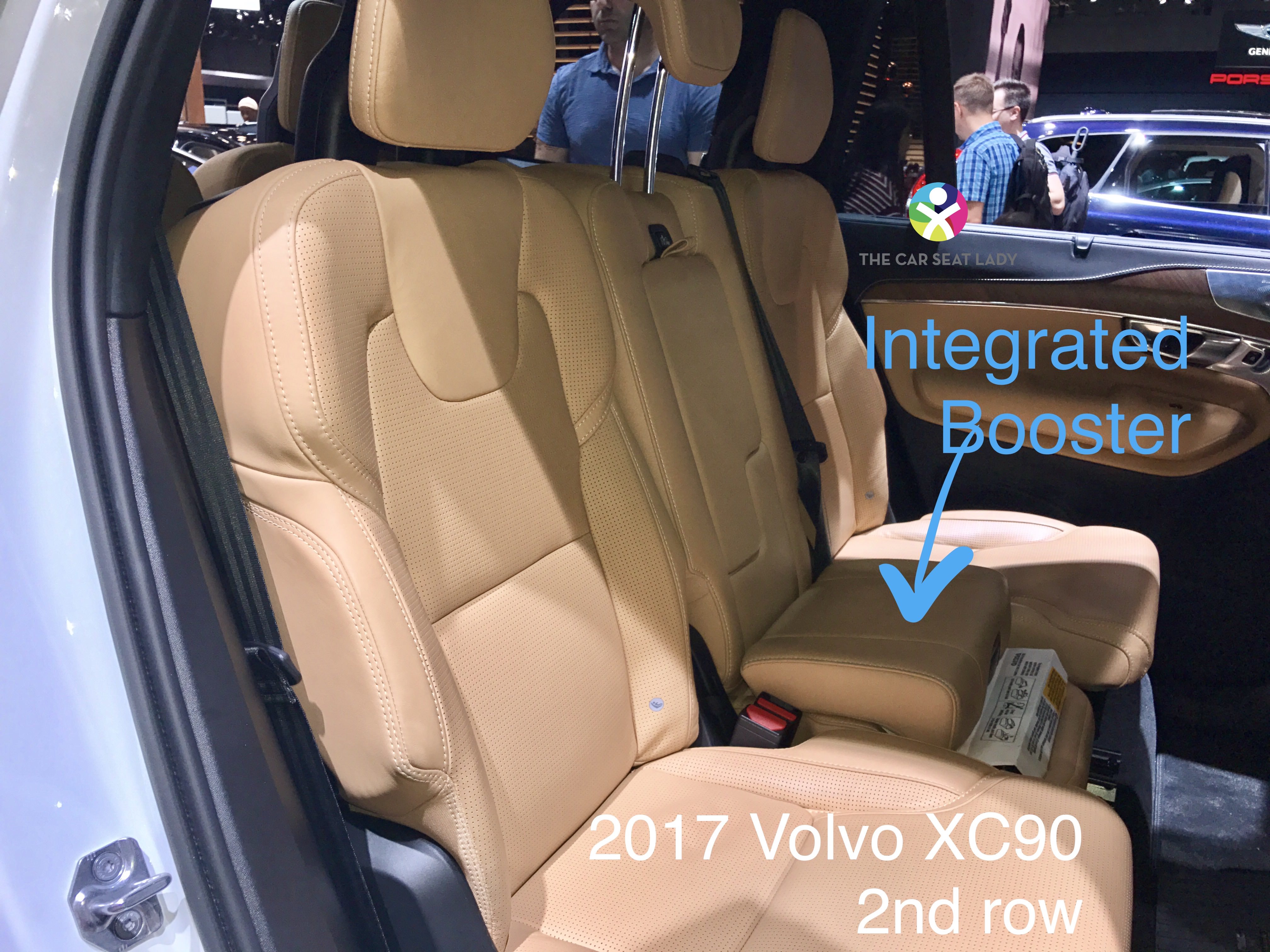 Volvo with built outlet in car seat