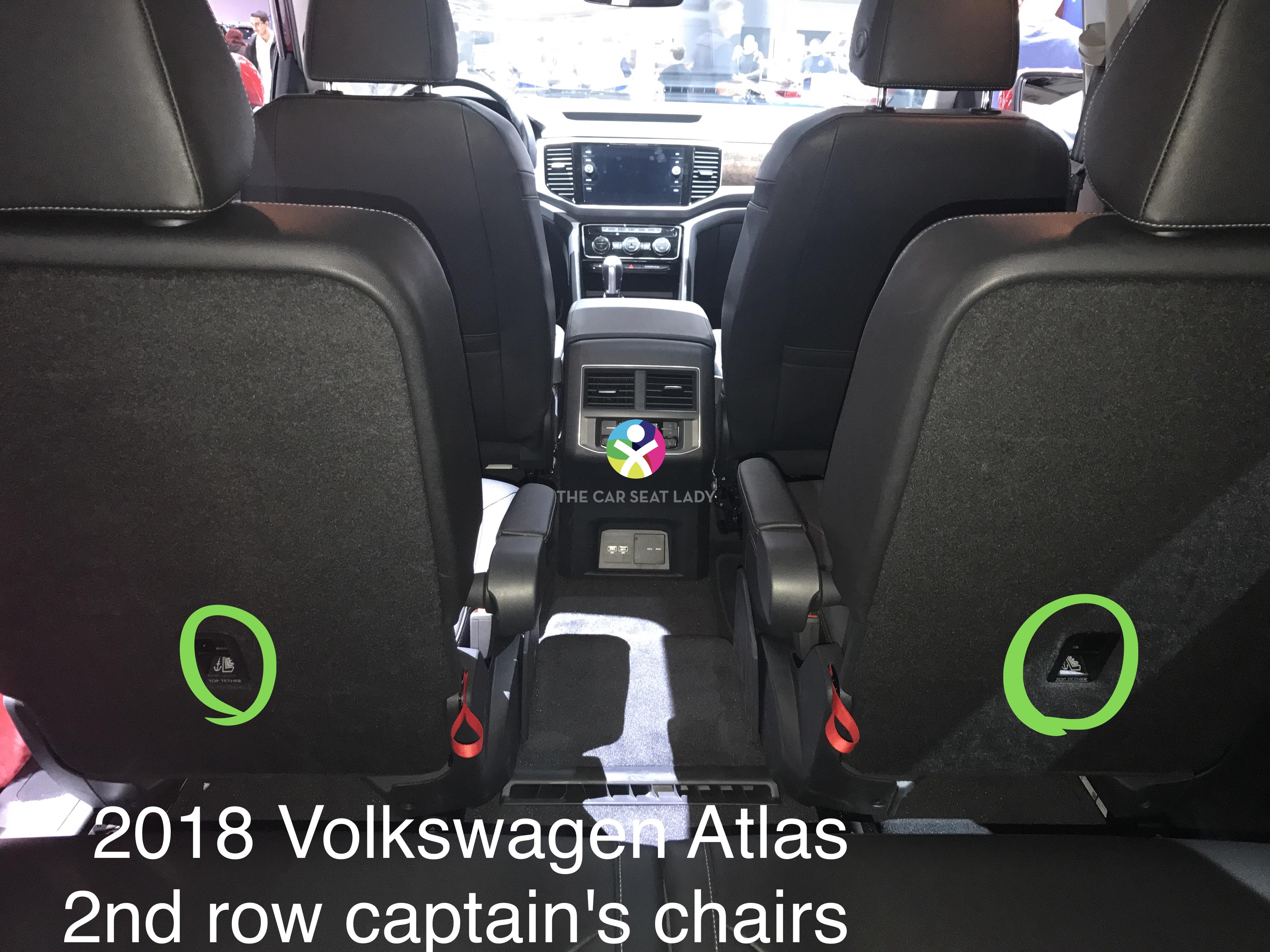 Volk Wagon Volkswagen Atlas Interior Captains Seats