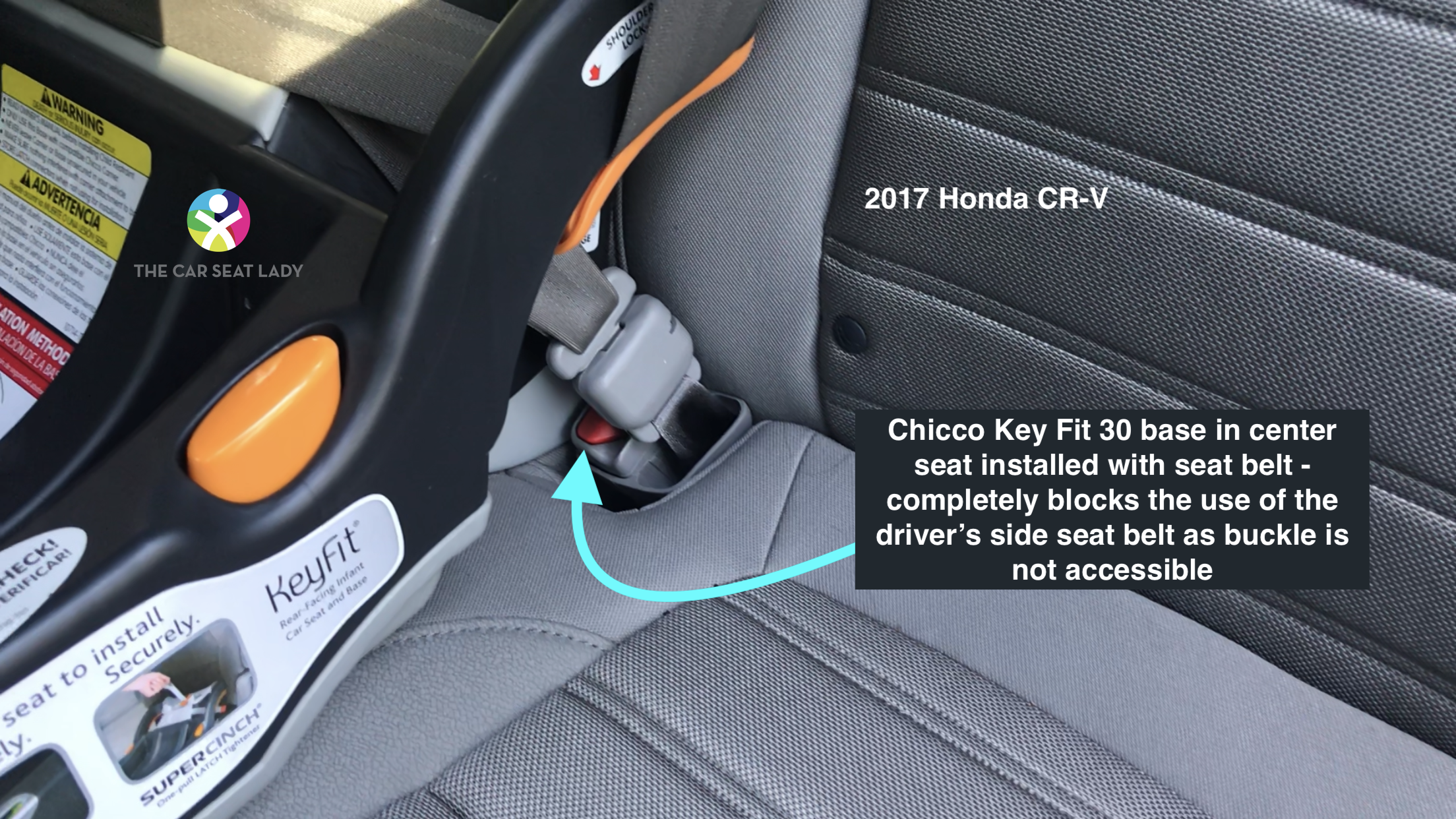 Honda crv rear shop facing car seat