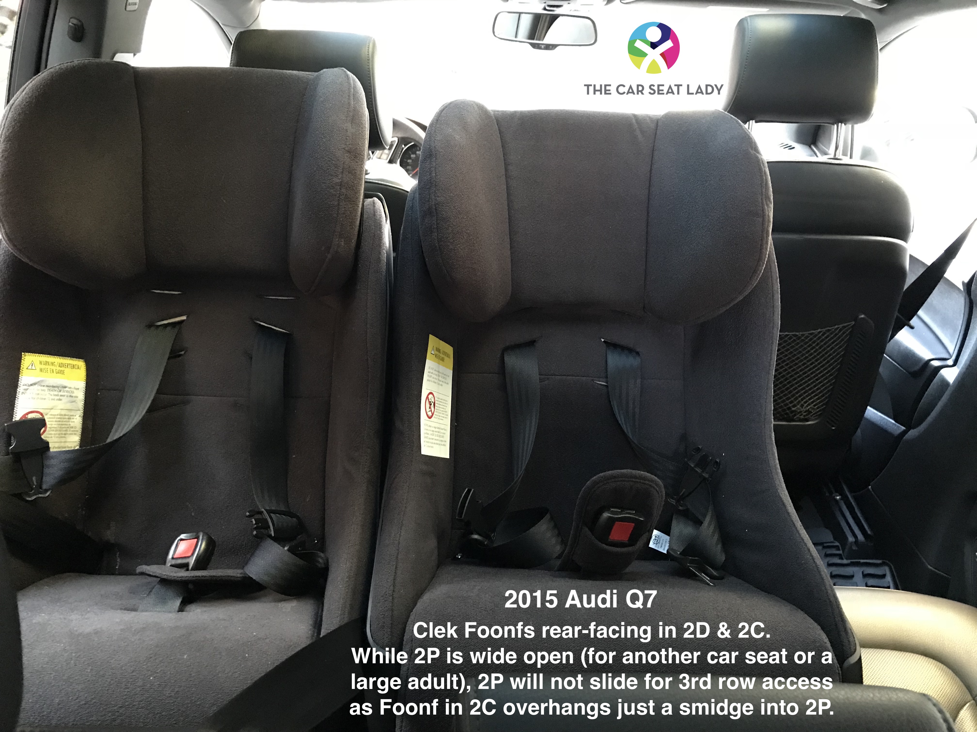 E4 Safe Car Seat Belt Extender for 2012 Audi Q7 2nd Row Window Seats 