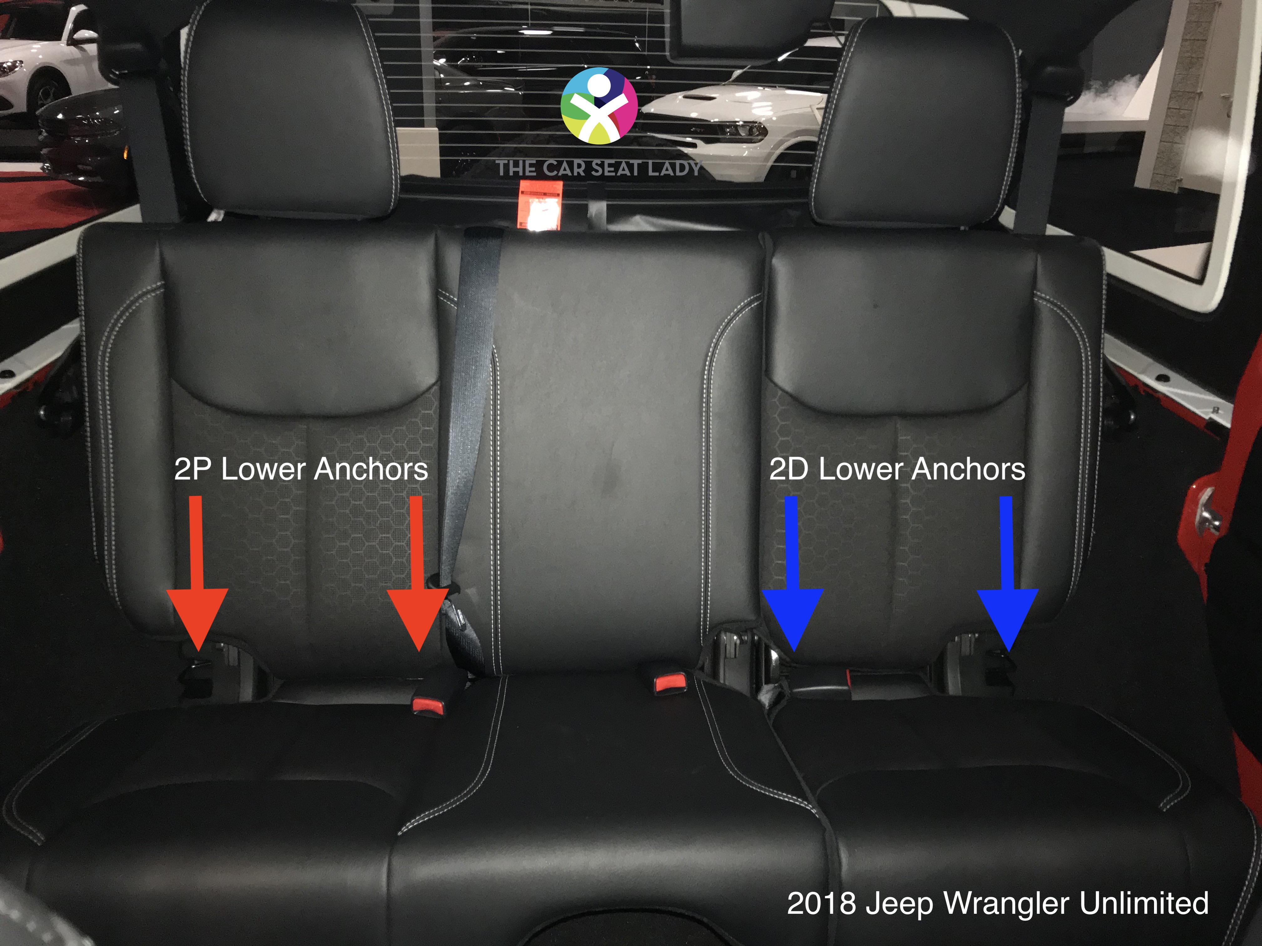 Jeep wrangler 2025 car seat installation