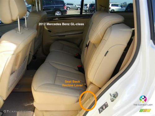 2012 Mercedes Benz GL-class seat back recline lever 2nd row gtcarlot