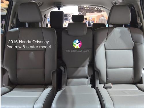 2016 Honda Odyssey 2nd row 8 seater model