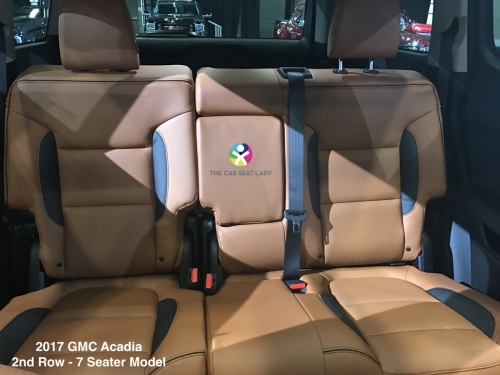 2017 GMC Acadia 2nd row 7 seater model frontal