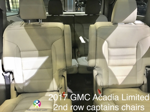 2017 GMC Acadia Limited 2nd row captains chairs