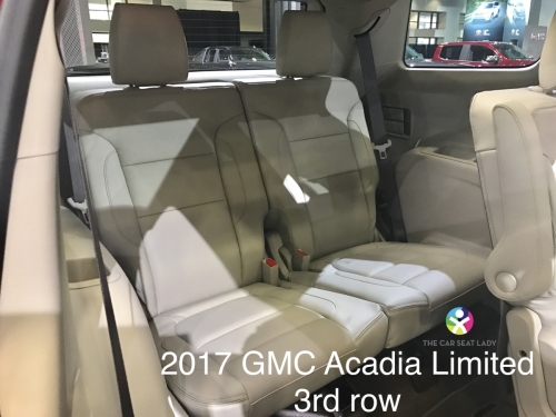 2017 GMC Acadia Limited 3rd row