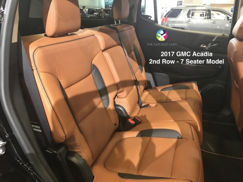 2017 GMC Acadian 2nd row 7 seater model side