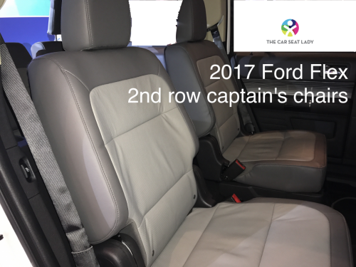 2017 ford flex 2nd row captains chairs side