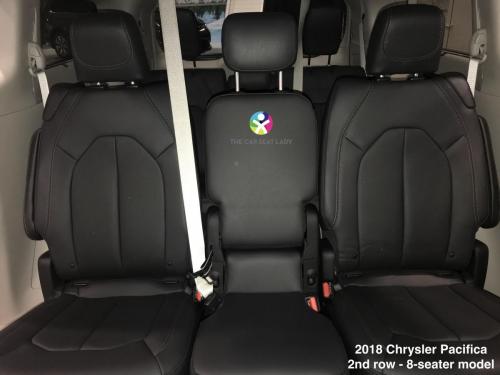 2018 Chrysler Pacifica 2nd row 8 seater model frontal