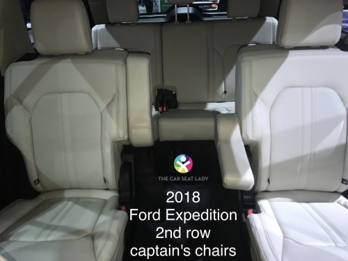 2018 Ford Expedition 2nd row captain's chairs