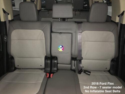 2018 Ford Flex 2nd row 7 seater model no inflatable belts frontal