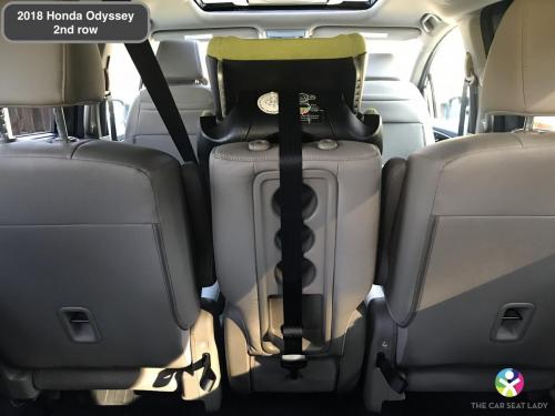 2018 Honda Odyssey w Fllo FF in 2C w seat belt and tether