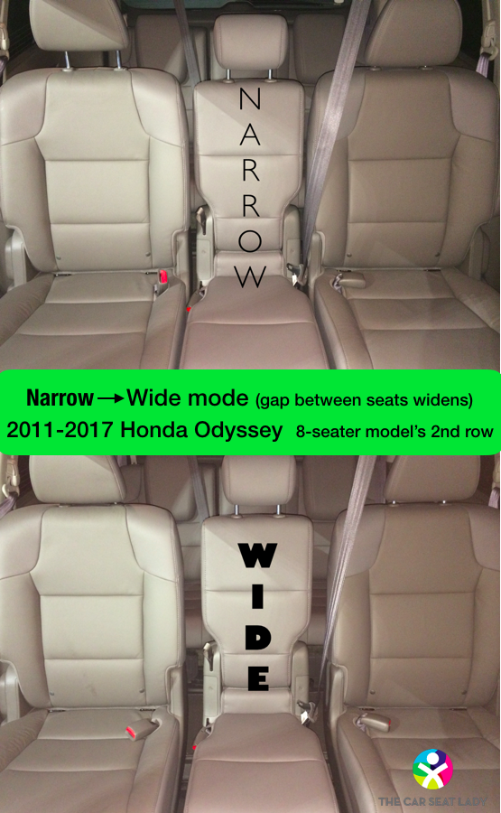 The Car Seat LadyHonda Odyssey 20112017 8seater model The Car Seat Lady