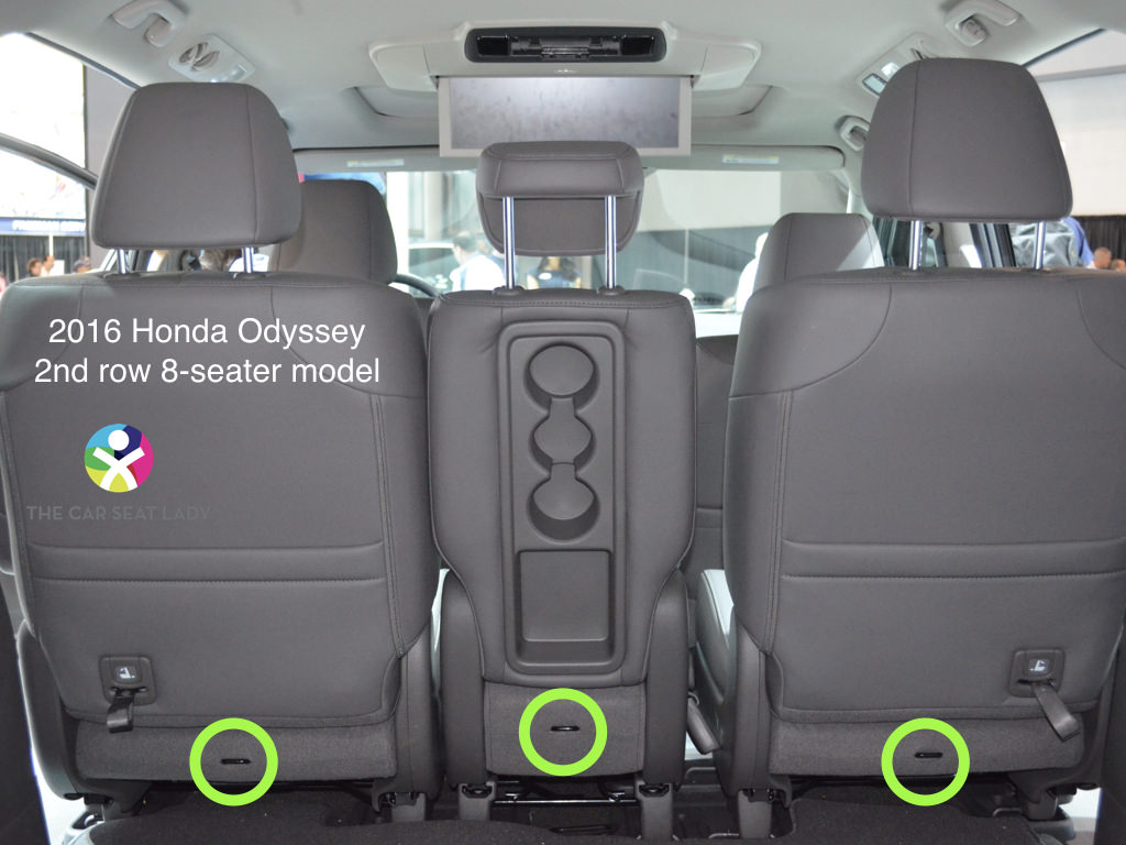 The Car Seat LadyHonda Odyssey 20112017 8seater model The Car Seat Lady