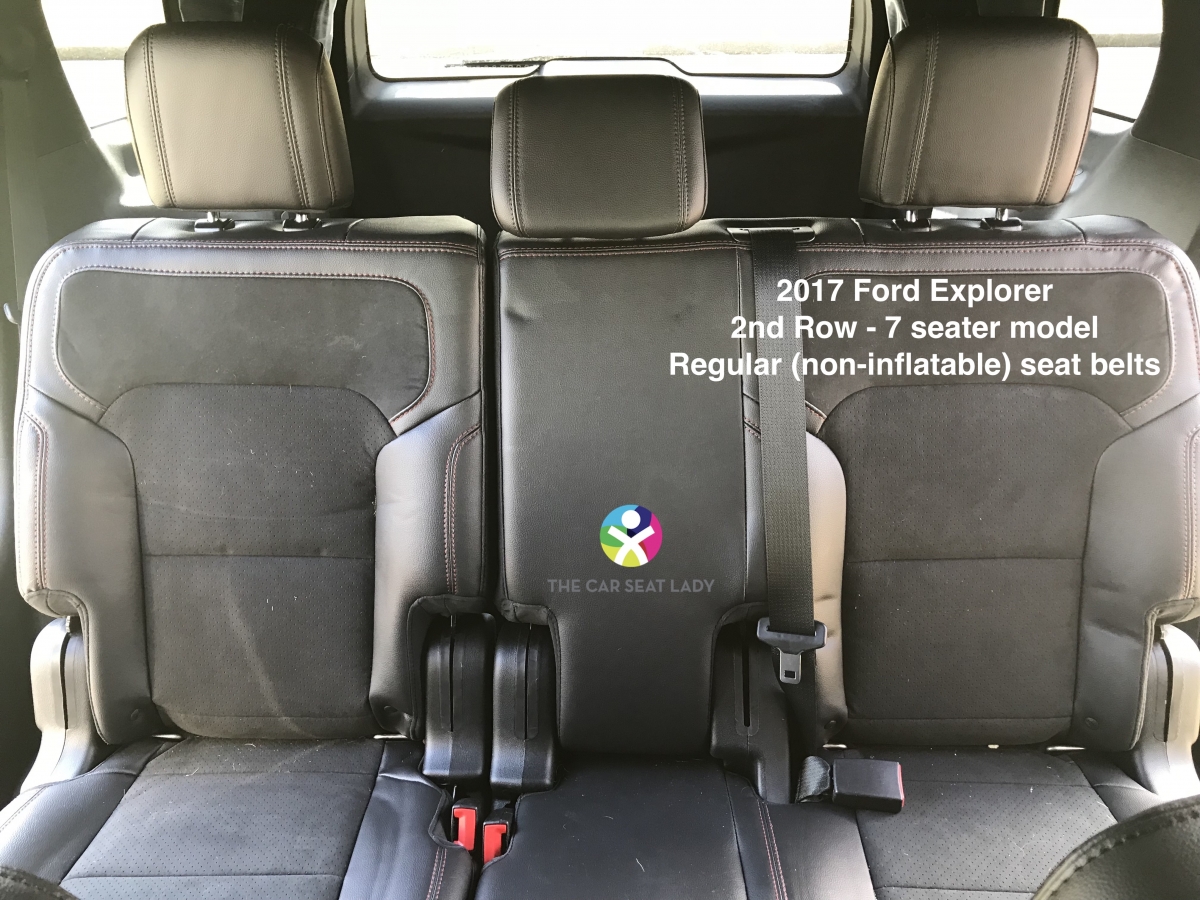 The Car Seat LadyFord Explorer 20112018 7 seater model regular seat belts The Car Seat Lady