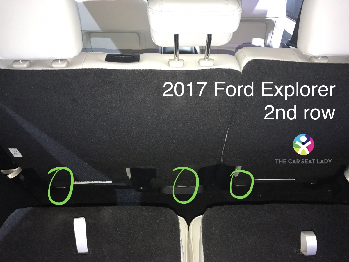 The Car Seat LadyFord Explorer 20112018 7 seater model inflatable belts The Car Seat Lady