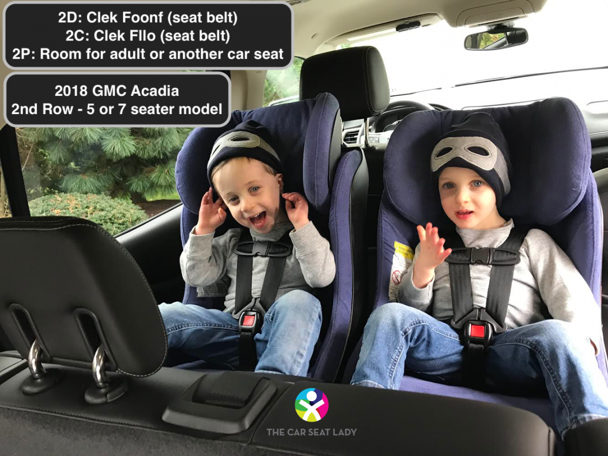 The Car Seat LadyGMC Acadia 20172018 7 seater model The Car Seat Lady