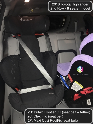 The Car Seat LadyToyota Highlander 2018 - The Car Seat Lady