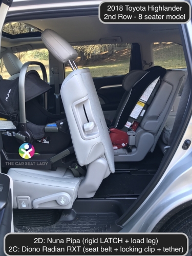 The Car Seat LadyToyota Highlander 2018 - The Car Seat Lady