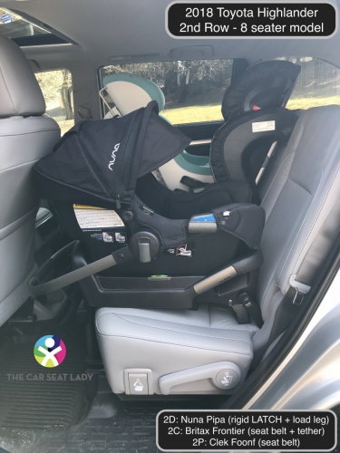 The Car Seat LadyToyota Highlander 2018 - The Car Seat Lady