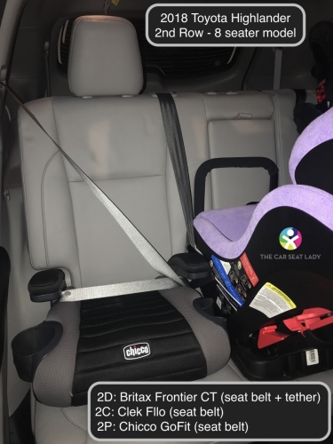 The Car Seat LadyToyota Highlander 2018 - The Car Seat Lady