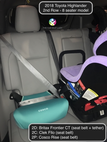 The Car Seat LadyToyota Highlander 2018 - The Car Seat Lady